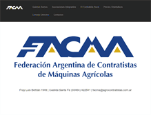 Tablet Screenshot of facma.com.ar